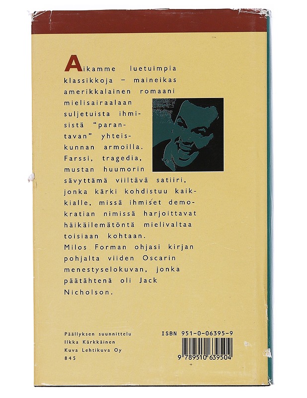 Yksi lensi yli käenpesän - Ken Kesey,  - Romaanit ja novellit - 10105561879 - 1