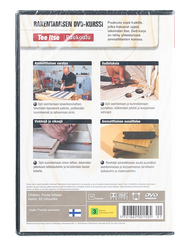 Puuta lattiaan : Tee itse/Puukoulu - DVD - DVD-elokuvat - 10105561893 - 1