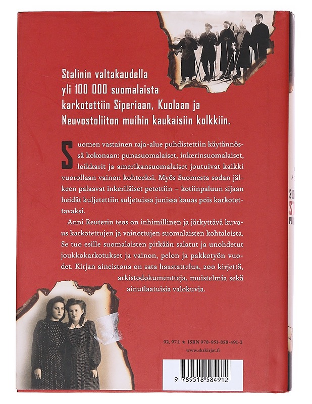 Suomalaiset Stalinin puhdistuksissa - Anni Reuter - Historiakirjat - 10105561947 - 1