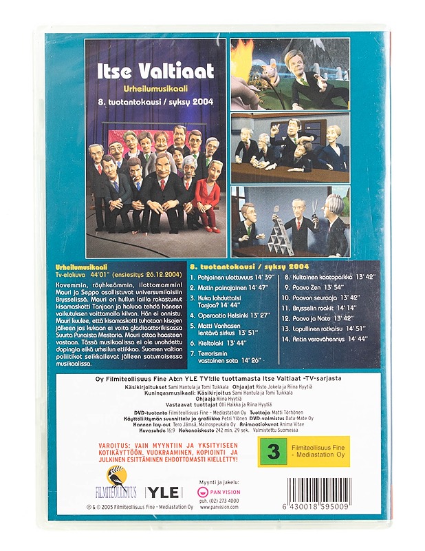 Itse valtiaat #4 : Urheilumusikaali - DVD - DVD-elokuvat - 10105561986 - 1
