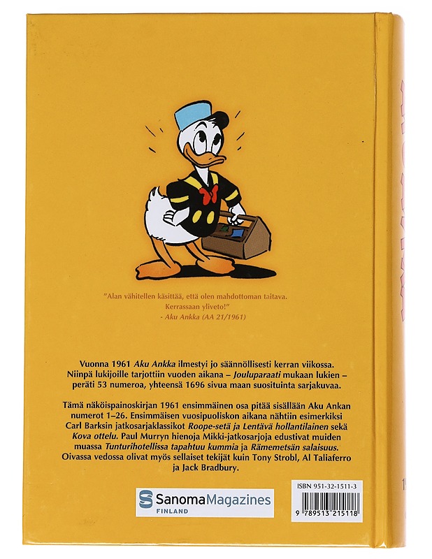 Aku Ankka / I osa - Disney, Walt - Sarjakuvat - 10105562019 - 1