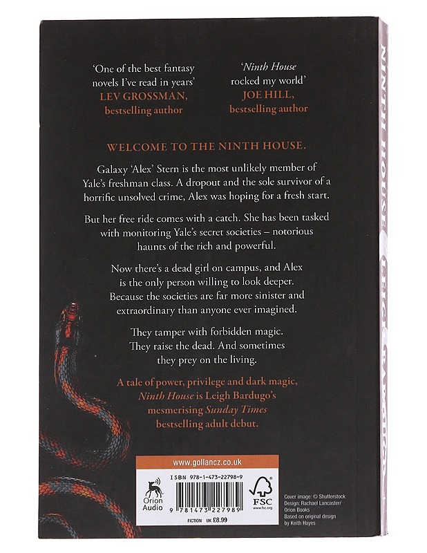 Ninth house - Leigh Bardugo - Fantasia- ja scifi - 10105562052 - 1