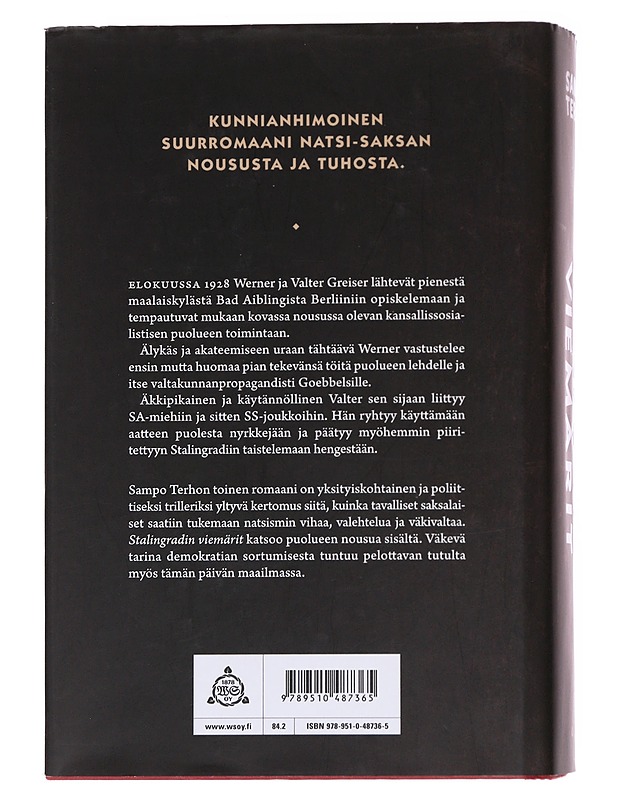 Stalingradin viemärit - Sampo Terho - Romaanit ja novellit - 10105562059 - 1