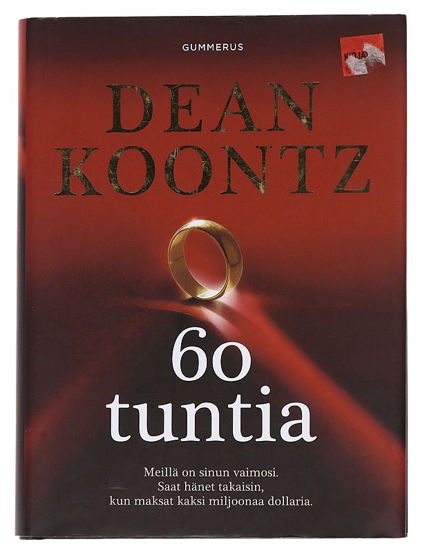 60 tuntia - Koontz , Dean  - Jännitys ja dekkarit - 10105562062 - 0