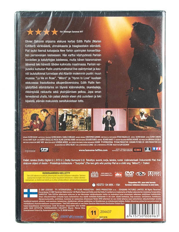 Pariisin varpunen - DVD - DVD-elokuvat - 10105562064 - 1