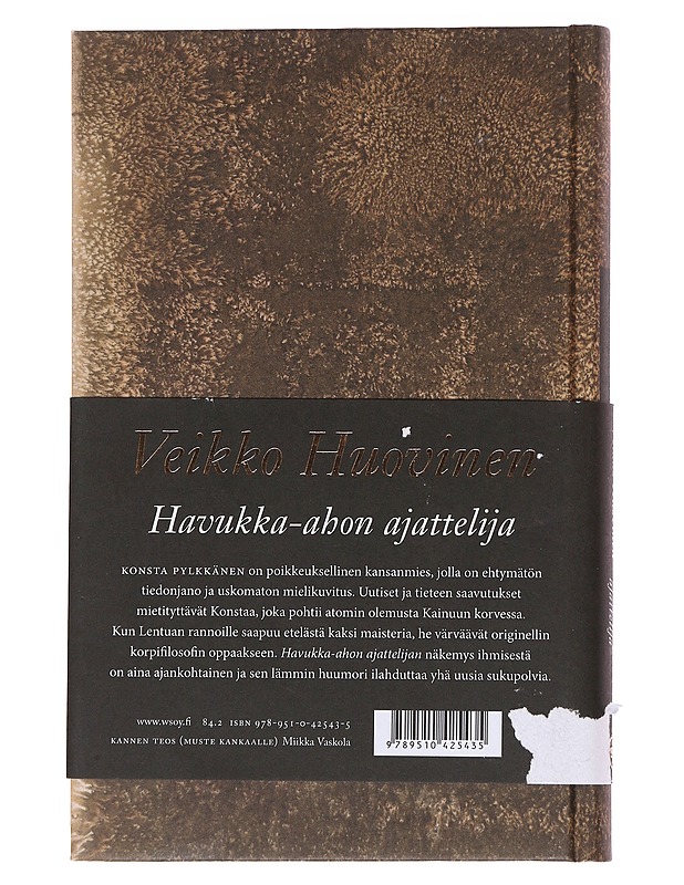 Havukka-ahon ajattelija - Veikko Huovinen - Romaanit ja novellit - 10105562086 - 1