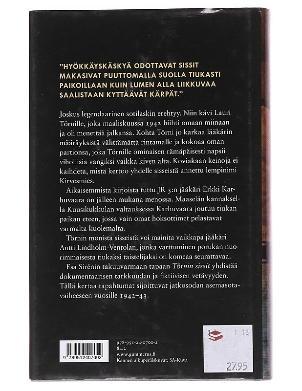 Törnin sissit - Esa Sirén - Romaanit ja novellit - 10105562091 - 1