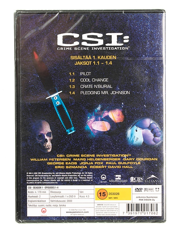 CSI: crime scene invenstigation - DVD - DVD-elokuvat - 10105562096 - 1