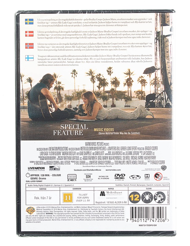 A star is born - DVD - DVD-elokuvat - 10105562104 - 1