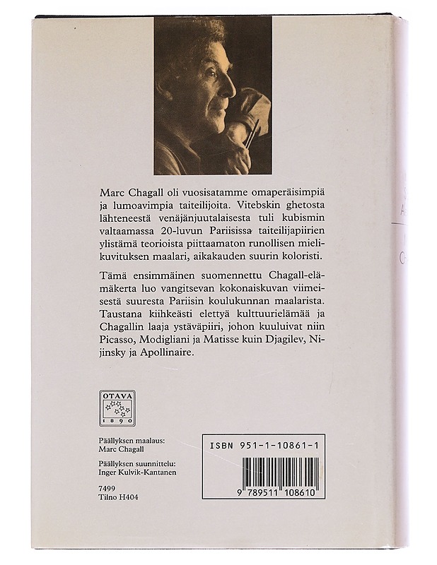 Marc Chagall - ALEXANDER, SIDNEY - Elämäkerrat ja muistelmat - 10105562107 - 1