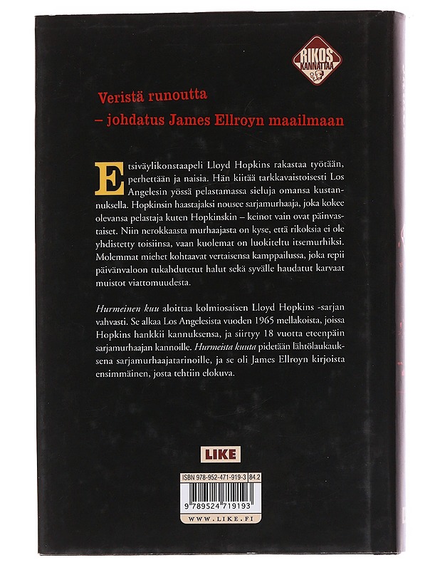 Hurmeinen kuu -  James Ellroy - Romaanit ja novellit - 10105562122 - 1
