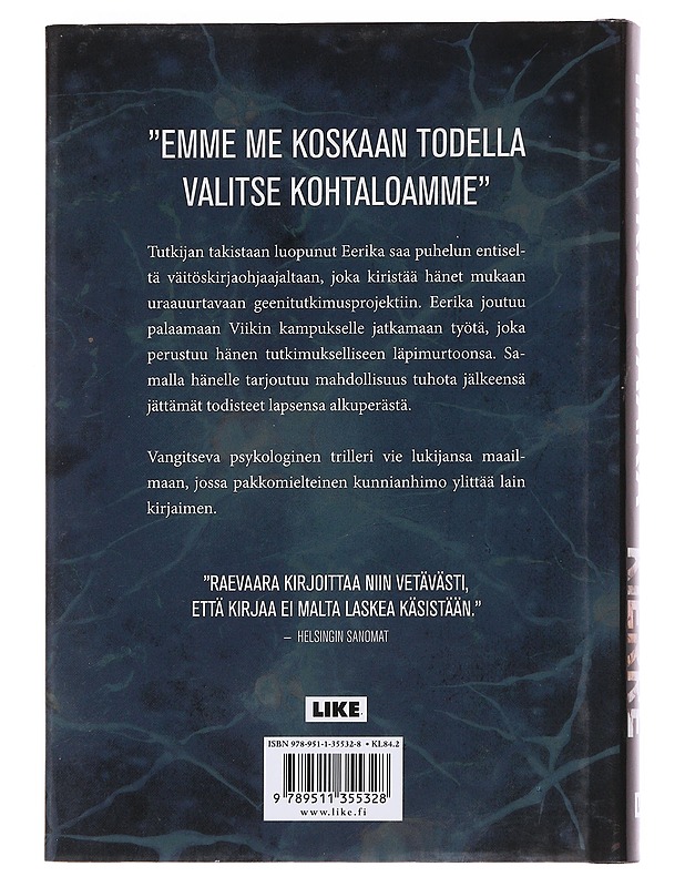 Kaksoiskierre - Tiina Raevaara - Jännitys ja dekkarit - 10105562125 - 1
