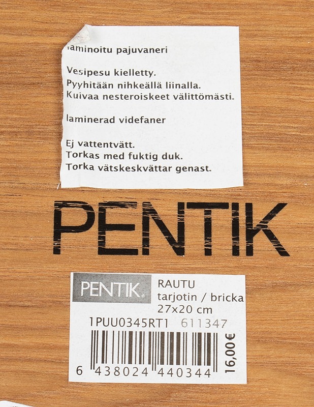 PENTIK Rautu tarjotin - Tarjoiluastiat - 10105562145 - 2