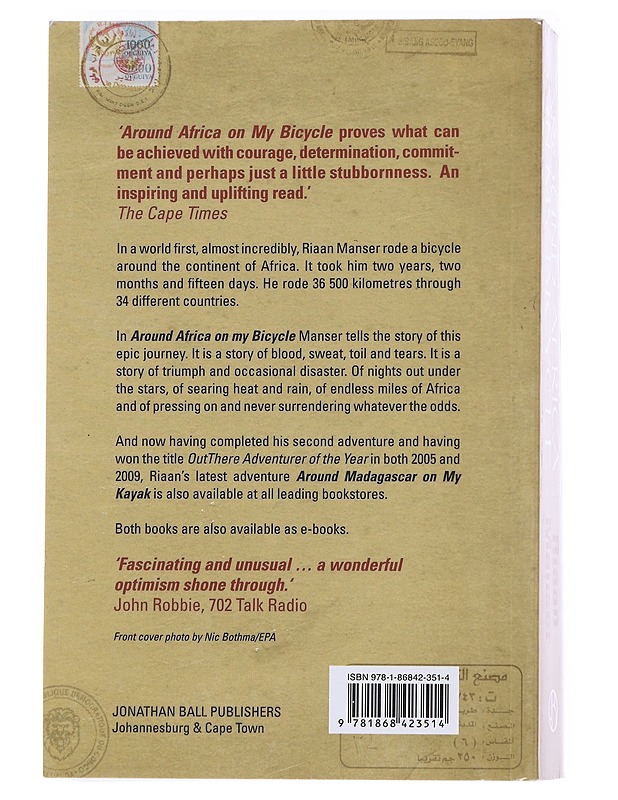 Around Africa on my bicycle - Riaan Manser - Tietokirjat ja oppaat - 10105562157 - 1