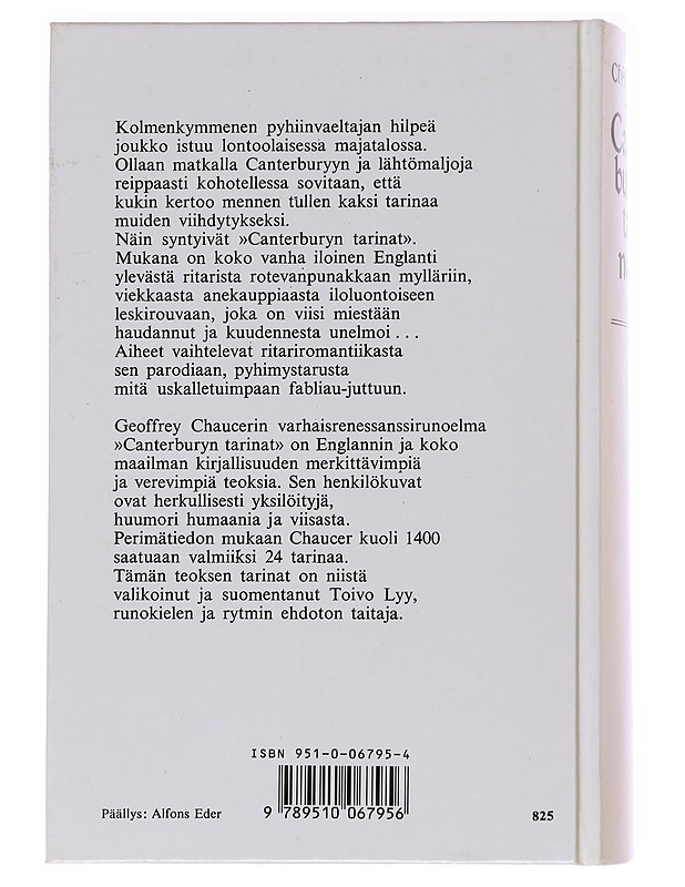 Canterburyn tarinoita - Chaucer, Geoffrey - Romaanit ja novellit - 10105562165 - 1