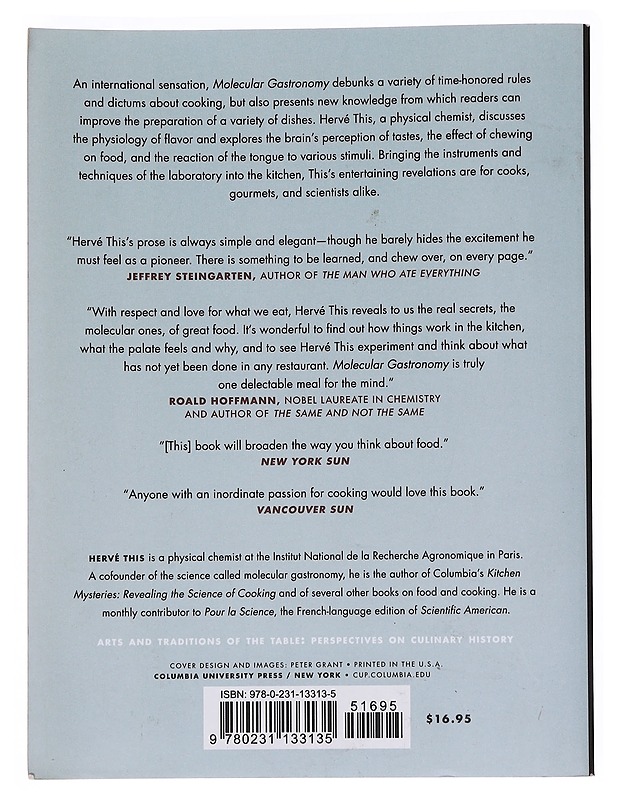Molecular Gastronomy: Exploring the Science of Flavor - Hervé This - Tietokirjat ja oppaat - 10105562168 - 1