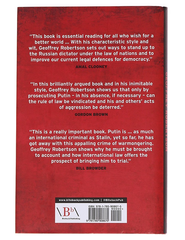 The Trial of Vladimir Putin - Geoffrey Robertson - Historiakirjat - 10105562174 - 1