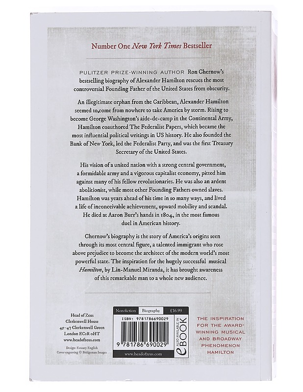 Alexander Hamilton - Ron Chernow - Elämäkerrat ja muistelmat - 10105562178 - 1