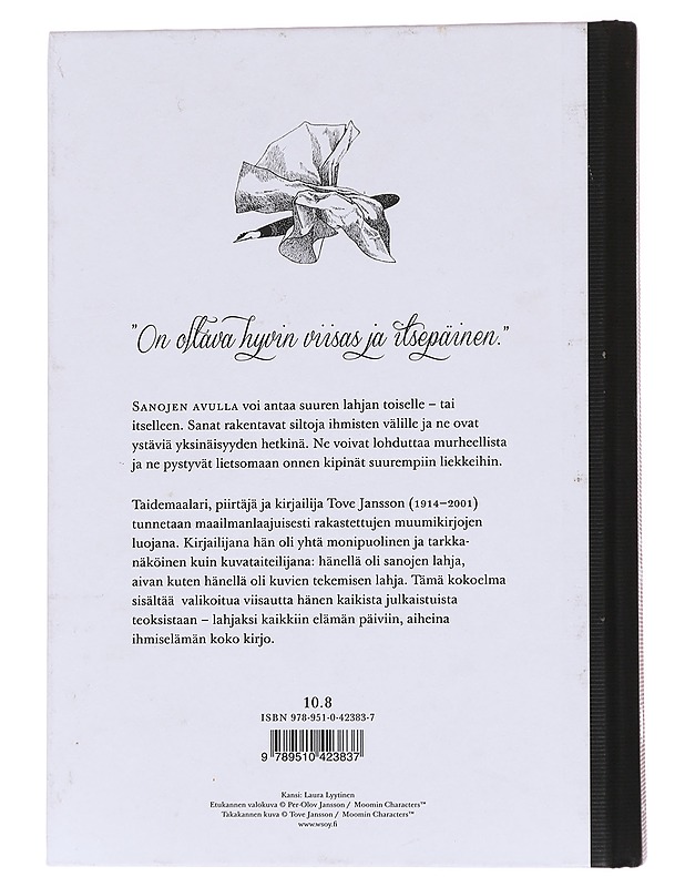Sanojen lahja / valitut sitaatit - Jansson, Tove - Romaanit ja novellit - 10105562215 - 1