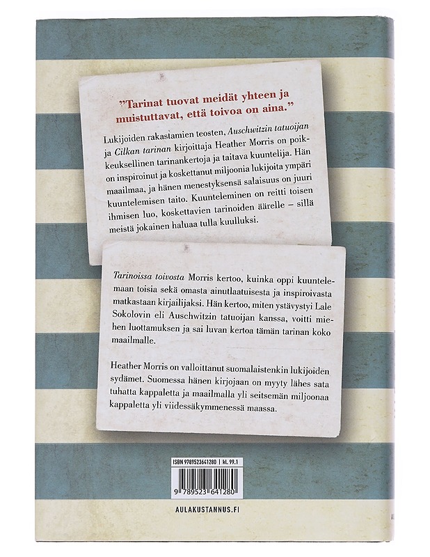 Tarinoita toivosta - Heather Morris - Elämäkerrat ja muistelmat - 10105562220 - 1