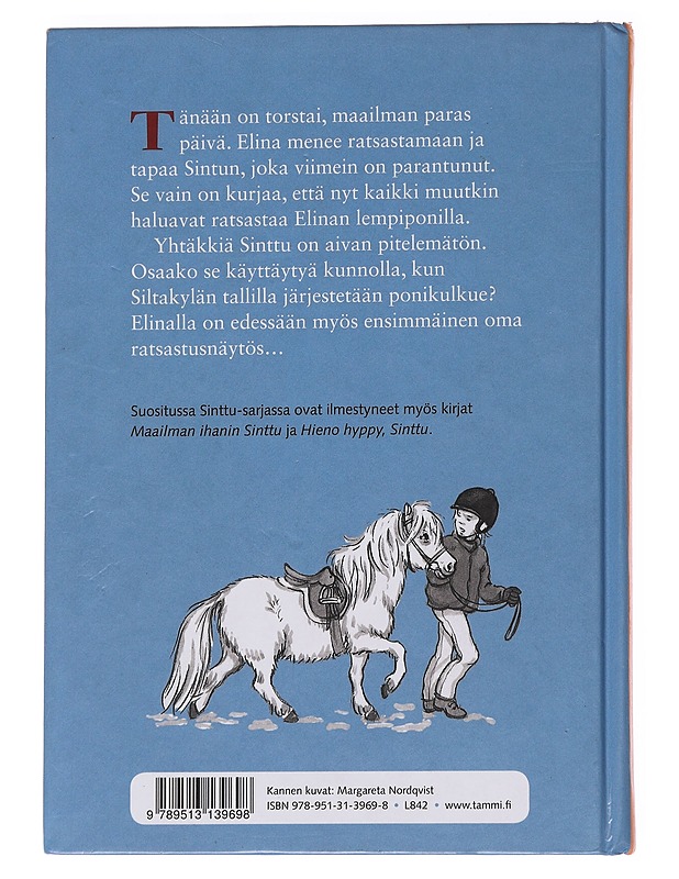 Torstaina nähdään, Sinttu - Lin Hallberg - Lastenkirjat - 10105562240 - 1