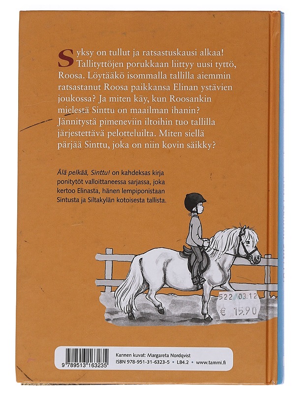 Älä pelkää, Sinttu! - Lin Hallberg - Lastenkirjat - 10105562245 - 1