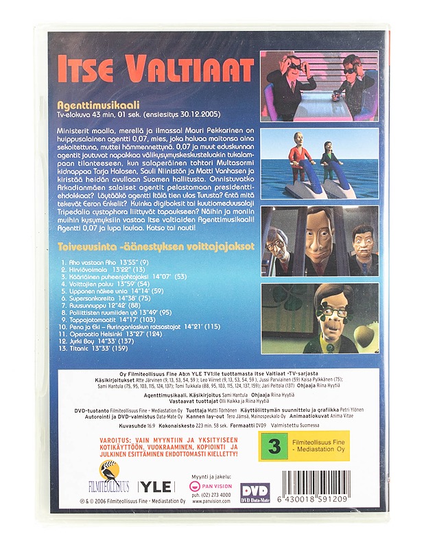 Itse Valtiaat #5 : Agenttimusikaali - DVD - DVD-elokuvat - 10105562262 - 1