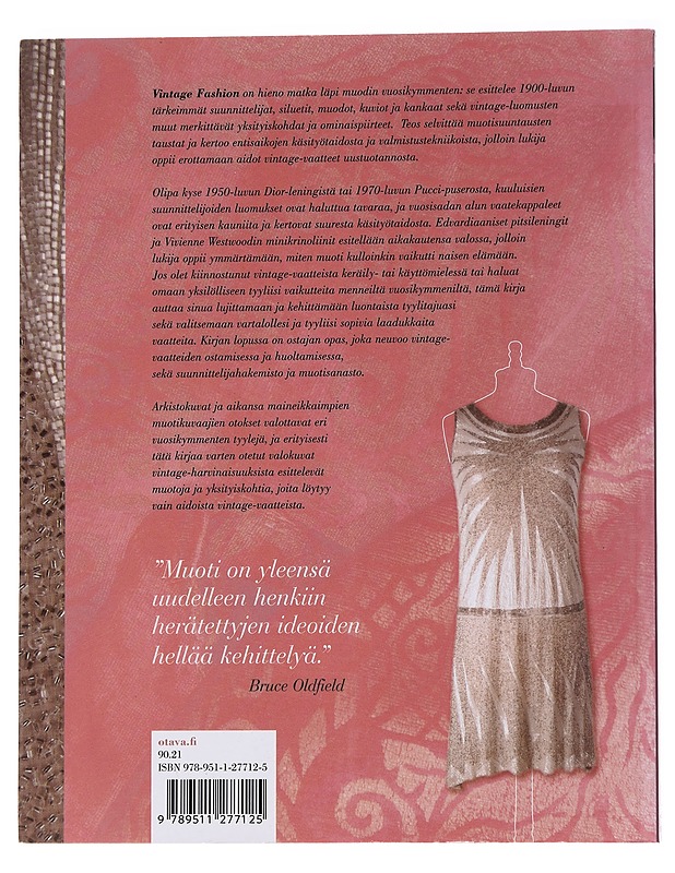Vintage Fashion : muodin vuosikymmenet - Rhodes, Zandra - Historiakirjat - 10105562276 - 1