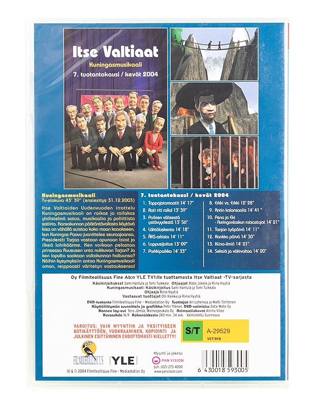 Itse Valtiaat #3 : Kuningasmusikaali - DVD - DVD-elokuvat - 10105562265 - 1