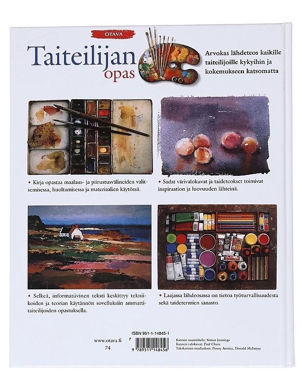 Taiteilijan opas : piirtämisen ja maalaamisen materiaalit ja menetelmät - Gair, Angela - Tietokirjat ja oppaat - 10105562284 - 1