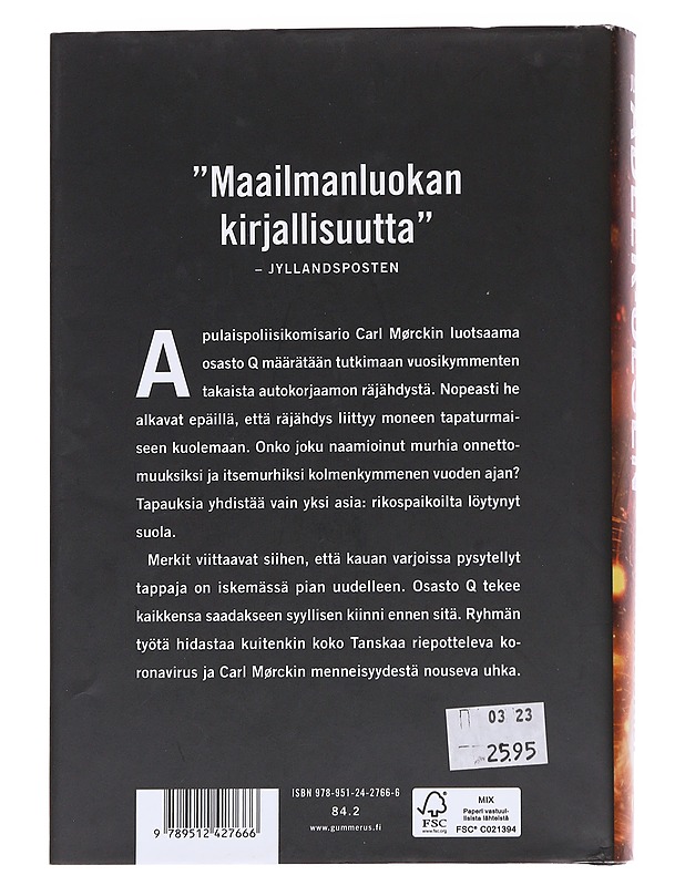 Natriumkloridi - Adler-Olsen, Jussi - Jännitys ja dekkarit - 10105562322 - 1