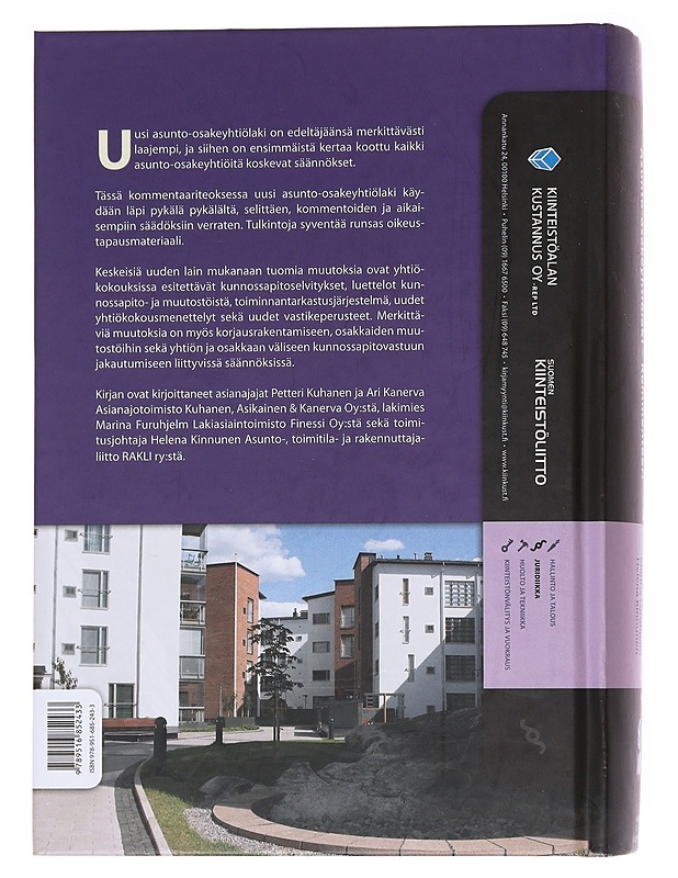 Asunto-osake-yhtiölaki - Petteri Kuhanen - Tietokirjat ja oppaat - 10105562430 - 1