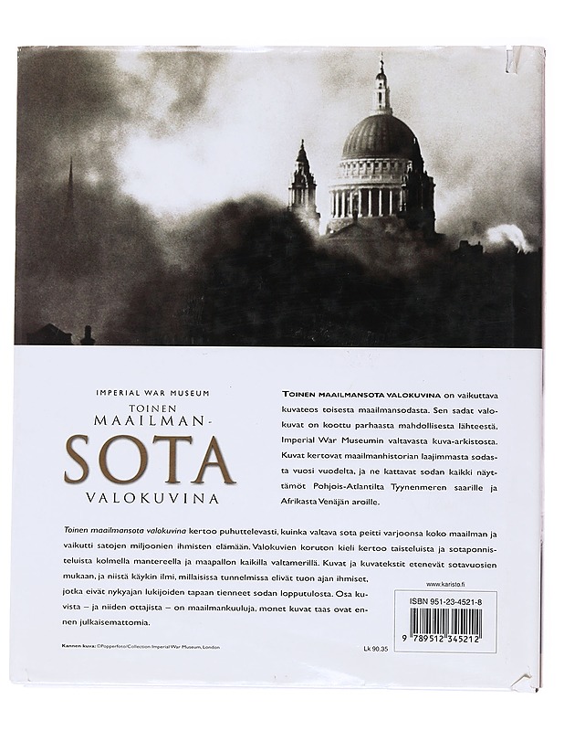 Toinen maailmansota valokuvina - Holmes, Richard - Historiakirjat - 10105562436 - 1