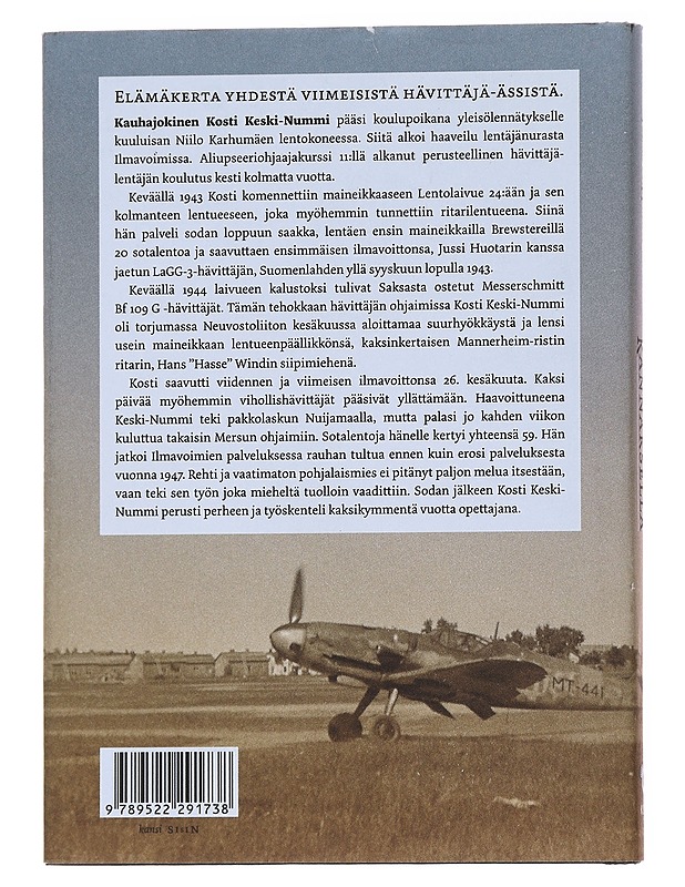 Siipimiehenä Kannaksella; Hävittäjälentäjä Kosti Keski-Nummi - Jukka Piipponen - Elämäkerrat ja muistelmat - 10105562457 - 1