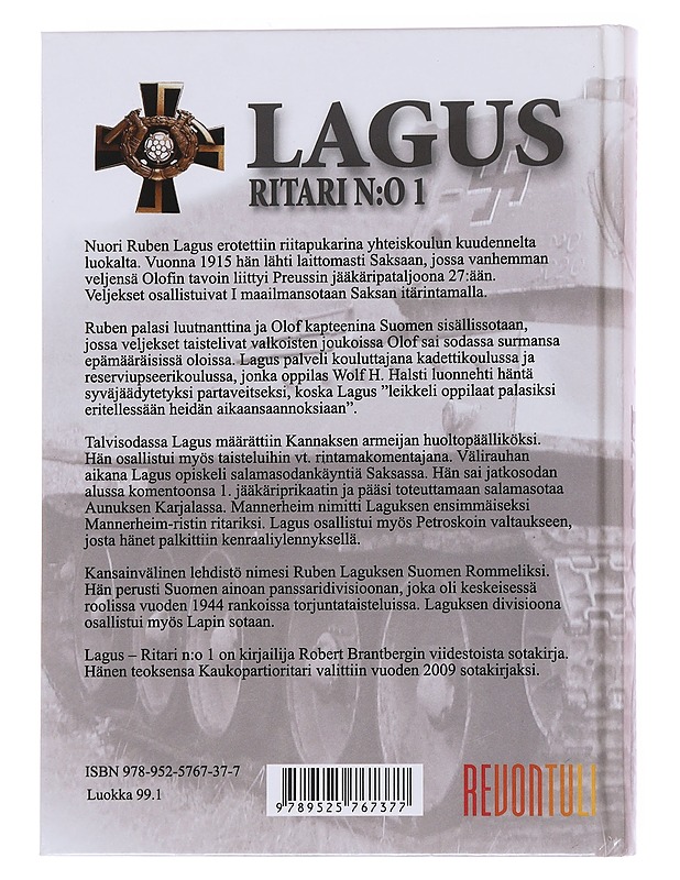 Lagus: ritari n:o 1 - Brantberg, Robert - Elämäkerrat ja muistelmat - 10105562483 - 1