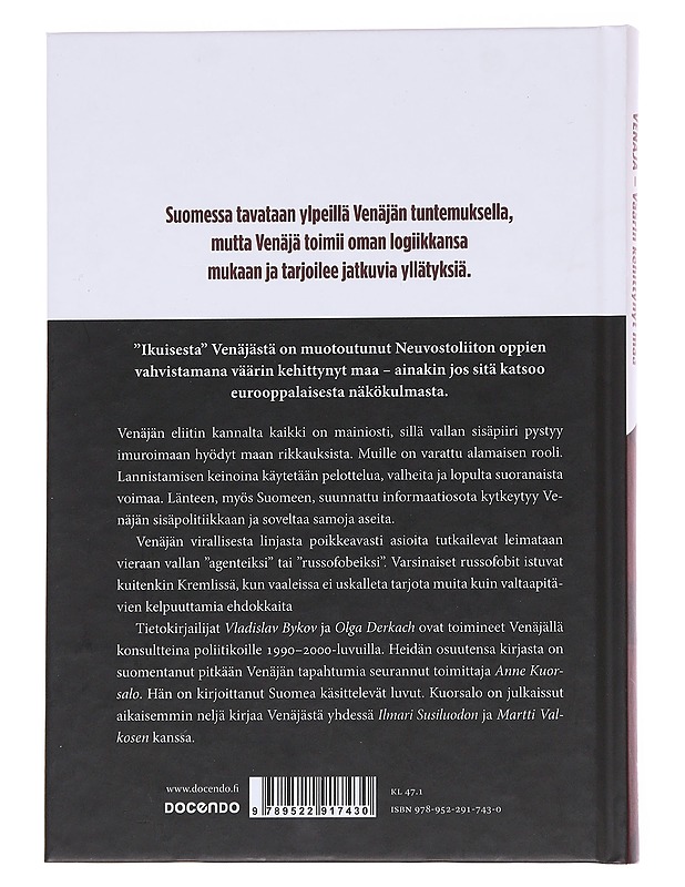 Venäjä : väärin kehittynyt maa - Bykov, Vladislav - Historiakirjat - 10105562511 - 1