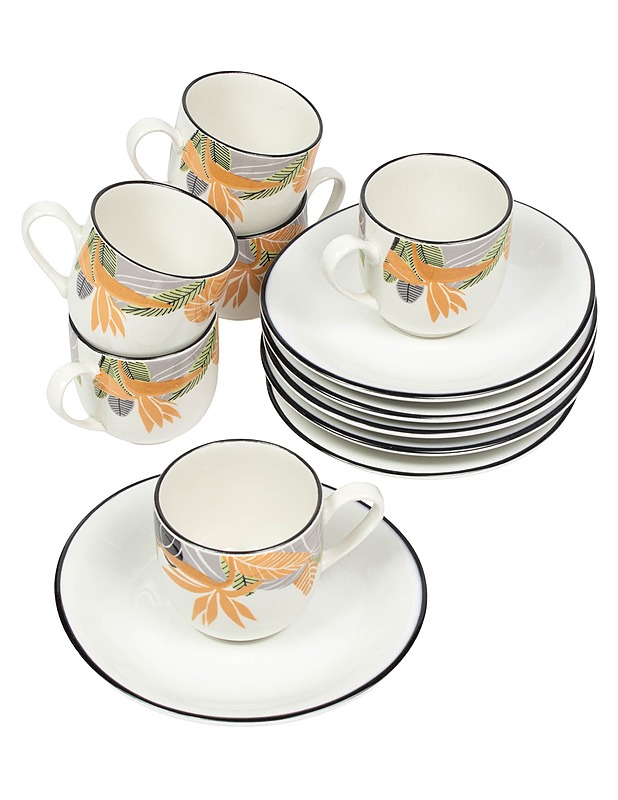 DAISU espressokuppi ja tassi, 6 paria - Mukit ja kahvikupit - 10105562536 - 0