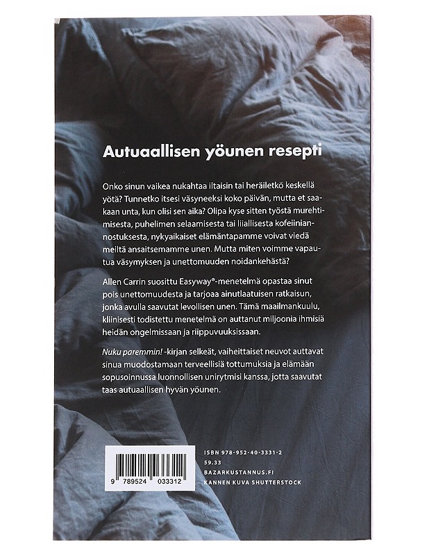 Nuku paremmin! - Carr, Allen - Tietokirjat ja oppaat - 10105562581 - 1