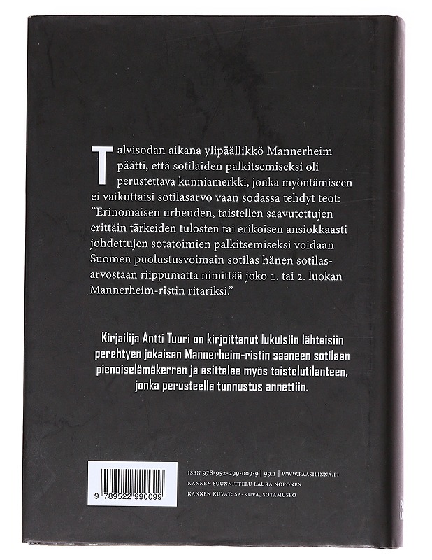 Mannerheim-ristin ritarit - Antti Tuuri - Elämäkerrat ja muistelmat - 10105562585 - 1