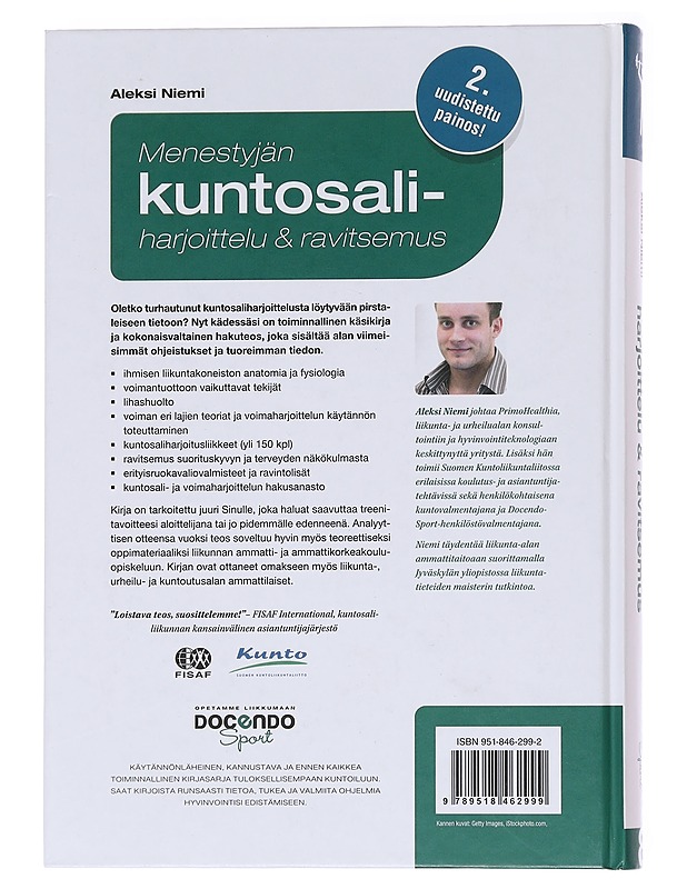 Menestyjän kuntosaliharjoittelu & ravitsemus - Aleksi Niemi - Tietokirjat ja oppaat - 10105562583 - 1