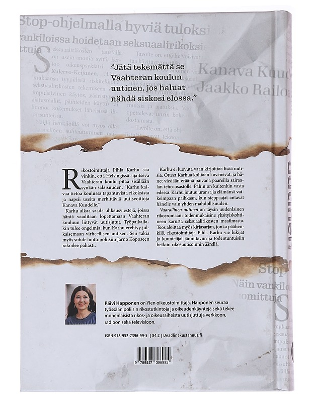 Pihla Karhu: Vaarallinen uutinen - Päivi Happonen - Romaanit ja novellit - 10105562605 - 1