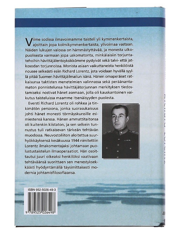 Richard Lorentz / Suomen hävittäjäilmailun isä - Heikki Nikunen - Elämäkerrat ja muistelmat - 10105562646 - 1