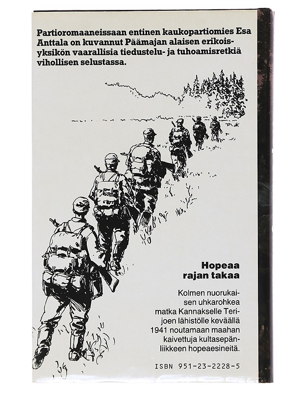 Hopeaa rajan takaa - Esa Anttala - Romaanit ja novellit - 10105562700 - 1
