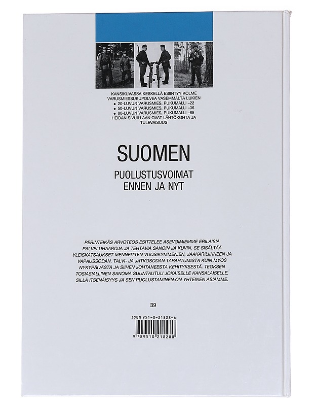 Suomen puolustusvoimat ennen ja nyt - Myllyniemi, Urho - Historiakirjat - 10105562712 - 1