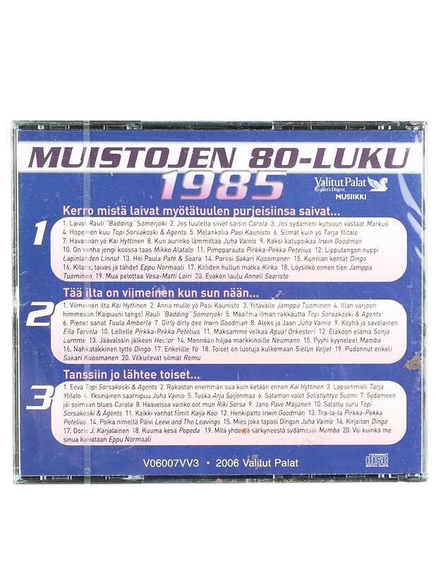 Muistojen 80-luku - Valitut Palat -  CD - CD-levyt - 10105562742 - 1