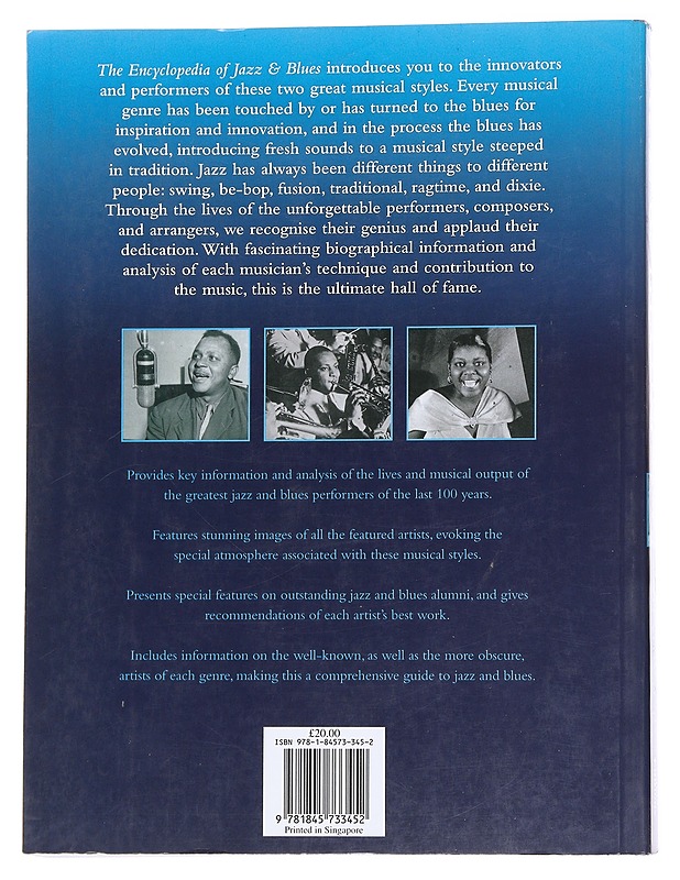 The Encyclopedia of Jazz & Blue - Keith Shadwick - Historiakirjat - 10105562747 - 1