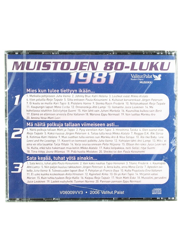 Muistojen 80-luku - Valitut Palat - CD - CD-levyt - 10105562757 - 1