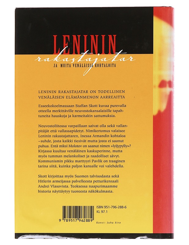 Lennin Rakastajatar - Staffan Skott - Romaanit ja novellit - 10105562815 - 1