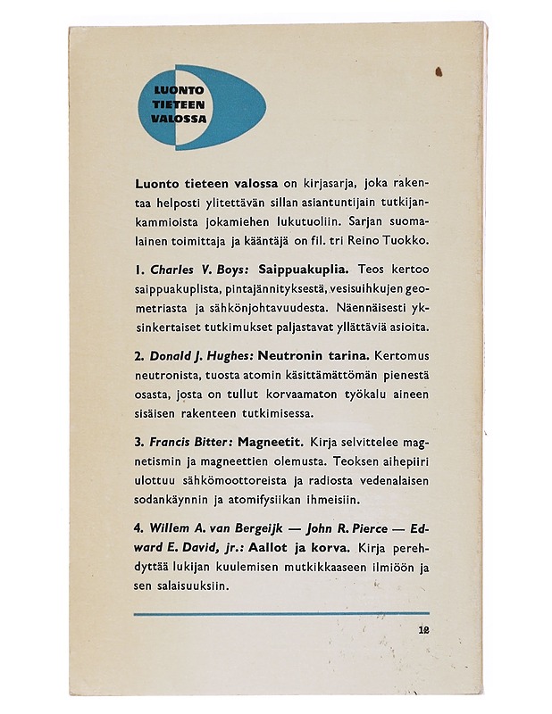 Aallot ja korva - Willem A. van Bergeijk - Tietokirjat ja oppaat - 10105562830 - 1