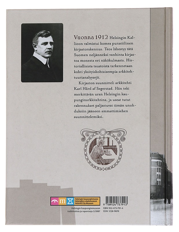 Kallion kirjasto ja kaupunginarkkitehti Karl Hård af Segerstad - Jyri Vilja - Historiakirjat - 10105562889 - 1